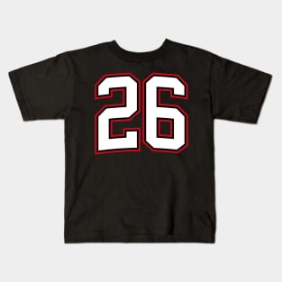 Number Twenty Six 26 Kids T-Shirt